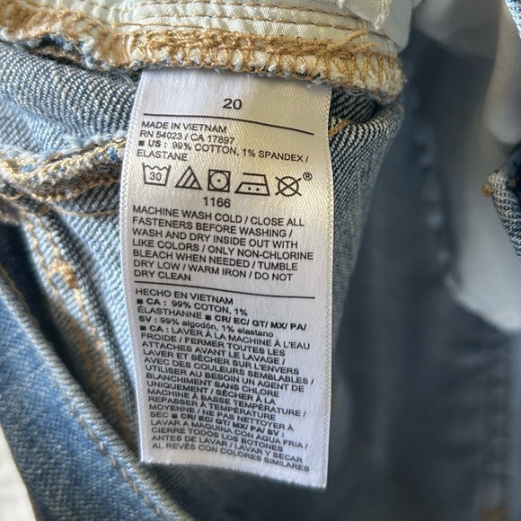 High Rise Barrel Leg Baggy Ankle Old Navy Jeans Size 20 Medium Wash - Picture 14 of 15